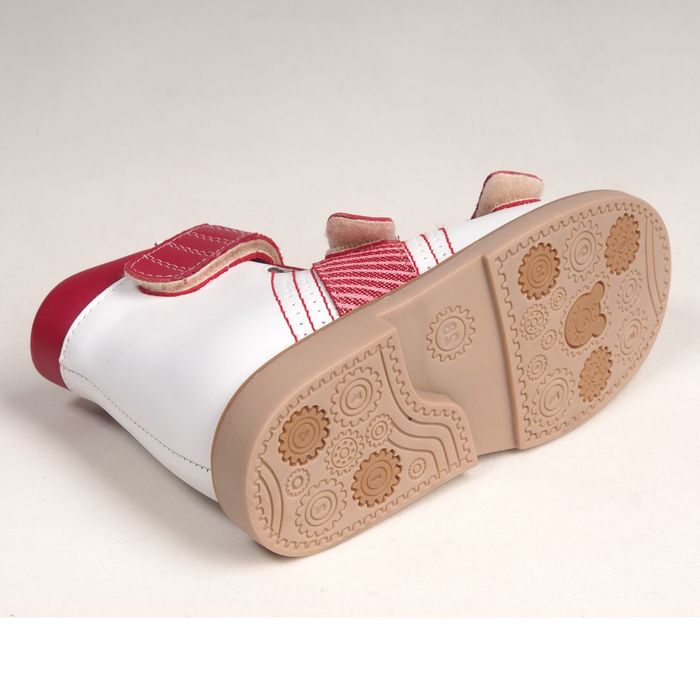 Сандалии детские ортопедические арт. ОРТ-80A-006Н.11HT (бело/т.красный) (р. 26)