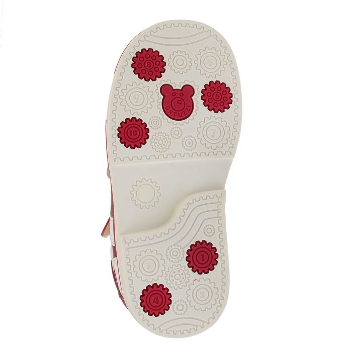 Сандалии детские ортопедические арт. ОРТ-80A-309С.11HT (т.красн/белый) (р. 20)