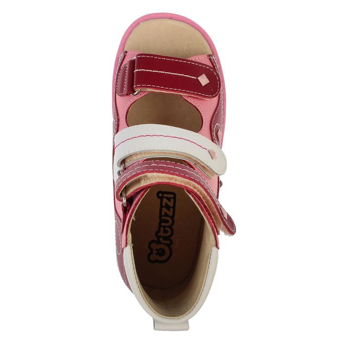 Сандалии детские ортопедические арт. ОРТ-80A-311C.11HT (красн/роз/бел) (р. 32)
