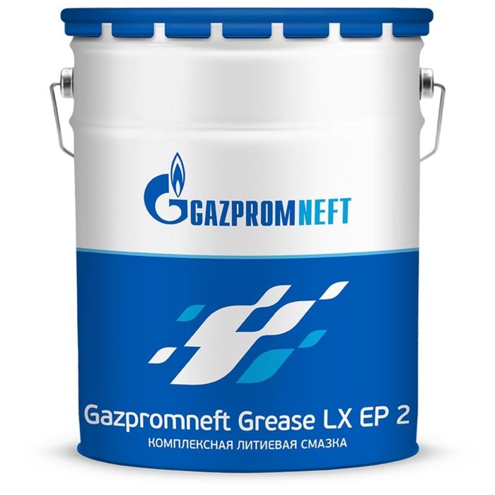 Многофункциональная литиевая смазка Gazpromneft Grease LX EP 2, 20 л смазка литиевая gazpromneft grease l moly ep 2 400 г