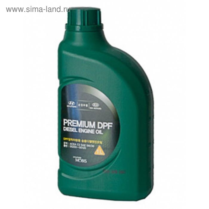 фото Моторное масло hyundai premium dpf diesel 5w-30 05200-00120, 1 л