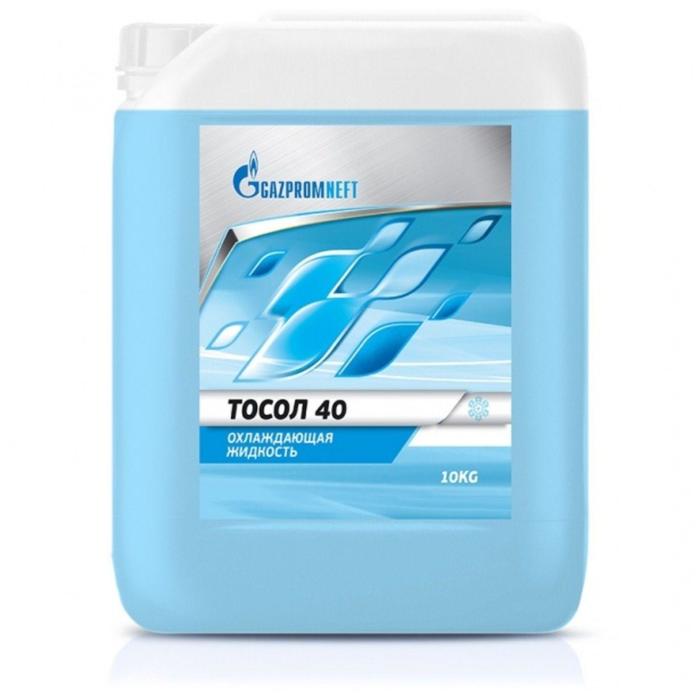 Тосол Gazpromneft 40, 10 кг антифриз gazpromneft bs 40 газпром 1 кг