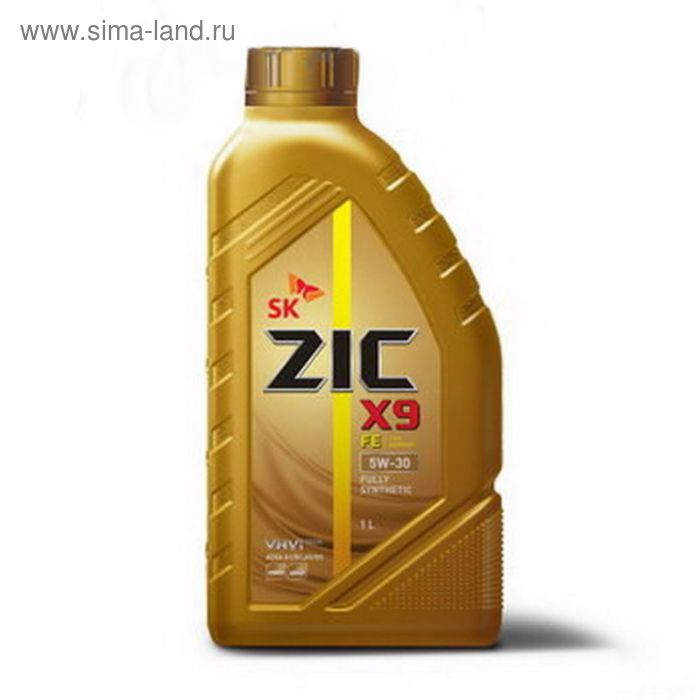Масло моторное ZIC 5W-30 X9 FE синт., 1 л zic моторное масло zic x9 fe 5w 30 4 л