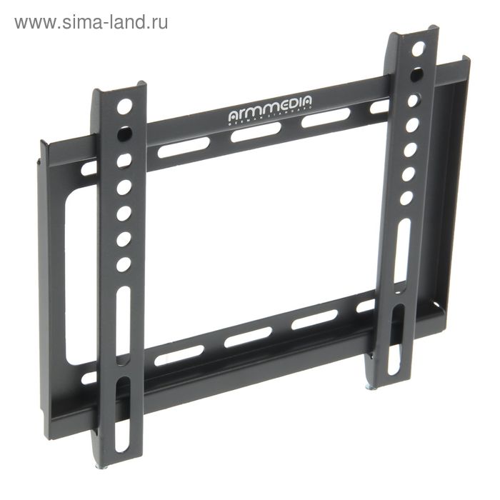 Кронштейн ARM Media STEEL-5, для ТВ, фиксированный, 15-47, 20 мм от стены, черный кронштейн kromax ideal 5 для тв фиксированный 15 47 20 мм от стены белый