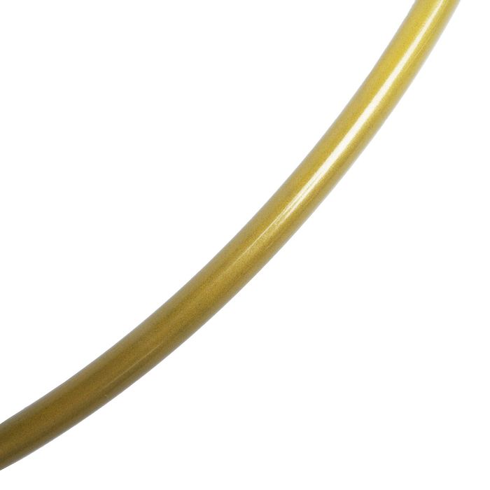 Обруч гимнастический, стальной, d=90 см, стандартный, 900 г, цвет золотой