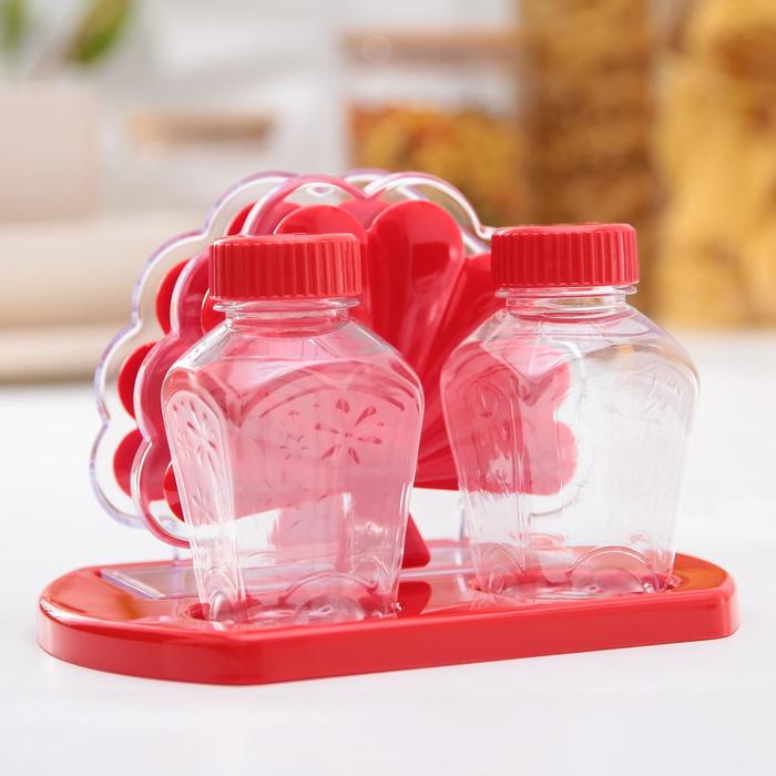 Набор для специй "Жар-птица", цвет красный