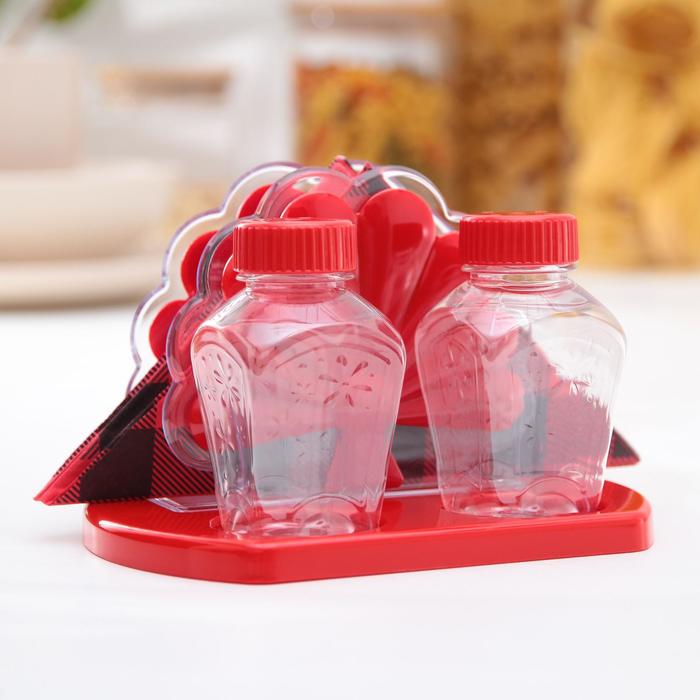 Набор для специй "Жар-птица", цвет красный