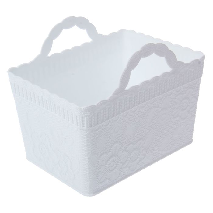 Корзина 3 л "Флоран", цвет белый