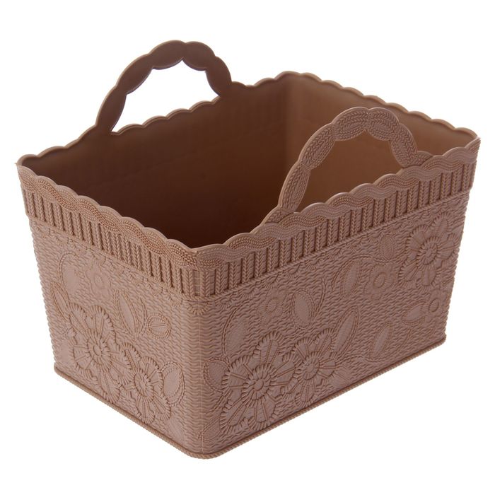 Корзина 3 л "Флоран", цвет светло-коричневый