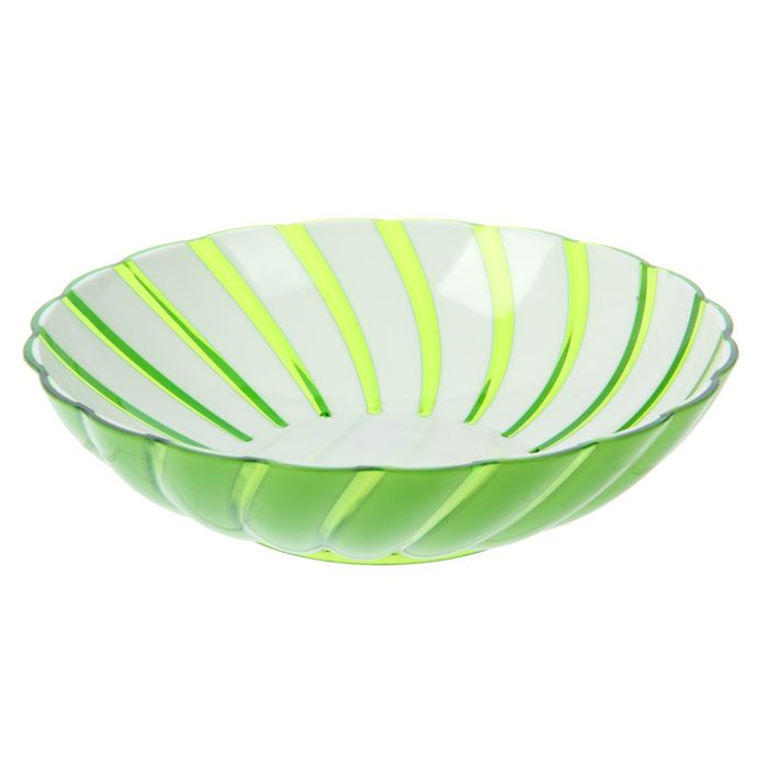 Салатник круглый 1 л "Грация", цвет зеленый