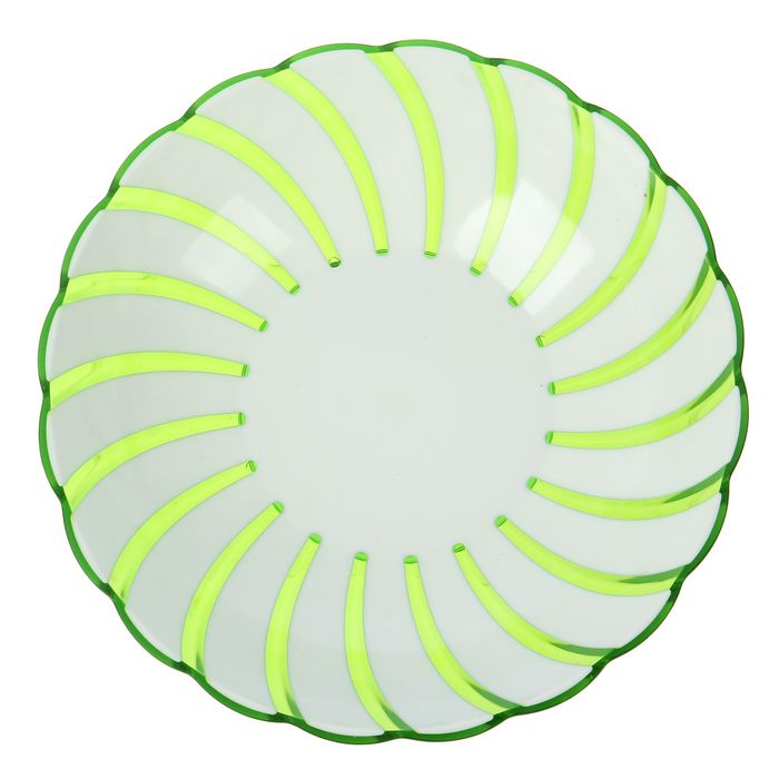 Салатник круглый 1 л "Грация", цвет зеленый