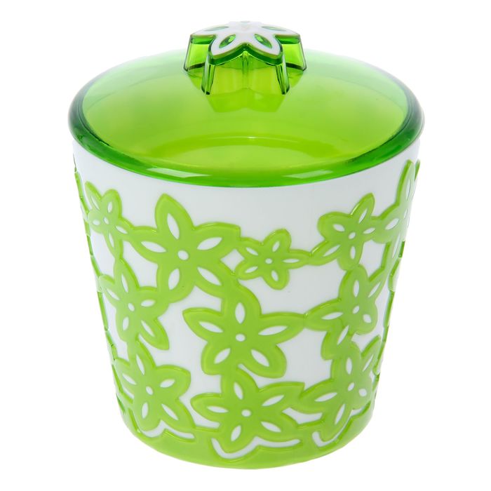 Банка с крышкой 1 л "Виктория", цвет зеленый