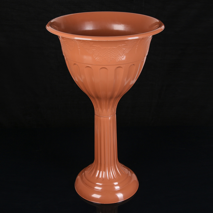 Вазон 20 л "Лозанна", цвет коричневый