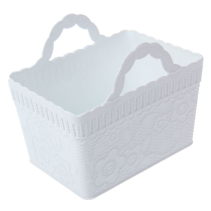 Корзина 1,5 л "Флоран", цет белый