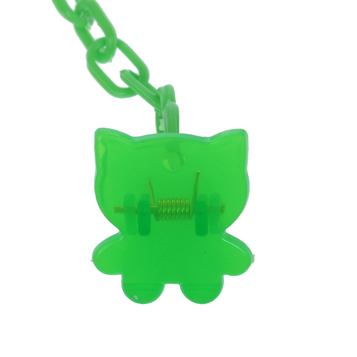 Пустышка силиконовая классическая с держателем и колпачком, от 0 до 6 мес., цвет зелёный