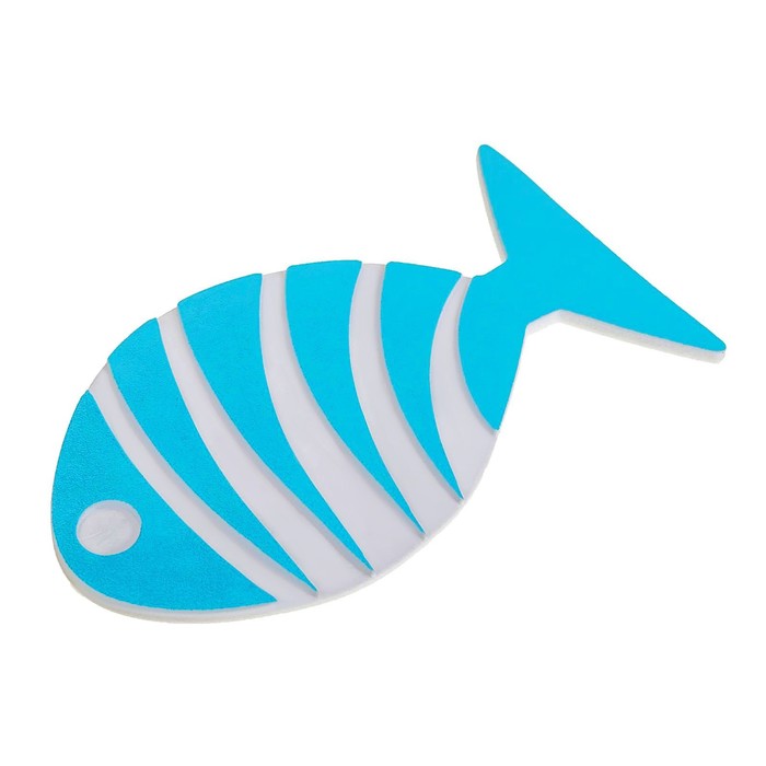 Набор мини-ковриков для ванны "Рыбка-полосатик" 5 шт, цвет МИКС