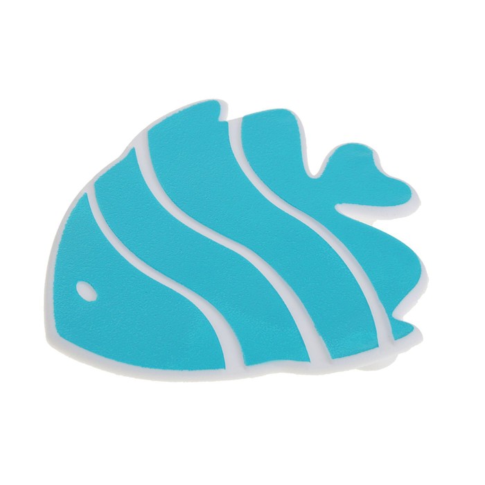 Набор мини-ковриков для ванны "Рыбка-бабочка" 5 шт, цвет МИКС