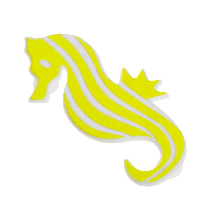 Набор мини-ковриков для ванны "Морской конек" 5 шт, цвет МИКС