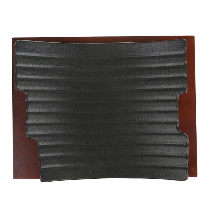 Сковорода на деревянной подставке "Архельо" 27,5х22,5 см