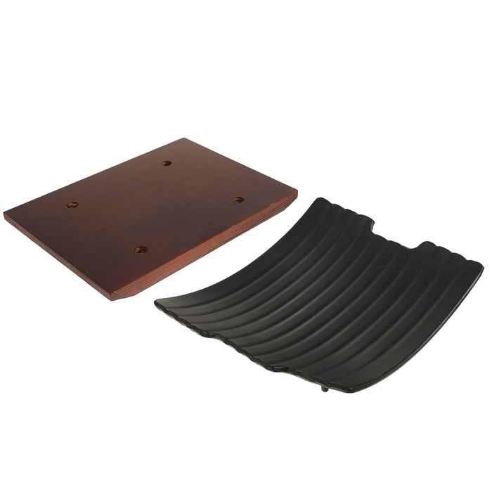 Сковорода на деревянной подставке "Архельо" 27,5х22,5 см