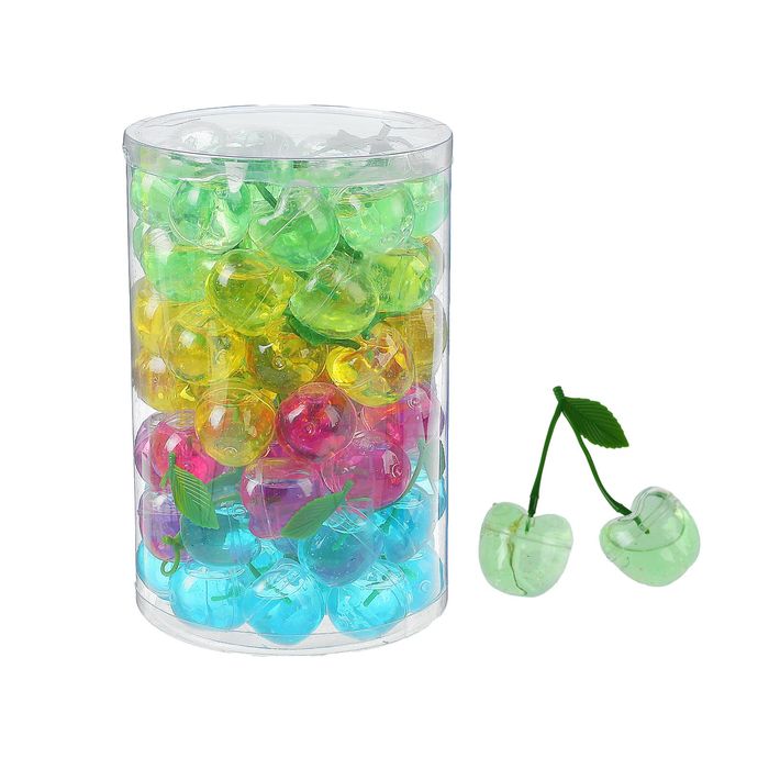 Лизун "Вишня" твёрдый, цвета МИКС