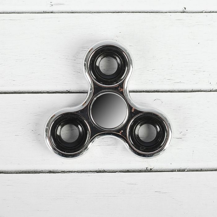 Спиннер "Блеск", цвет серебро