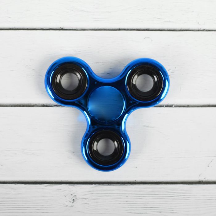 Спиннер "Блеск", цвет синий