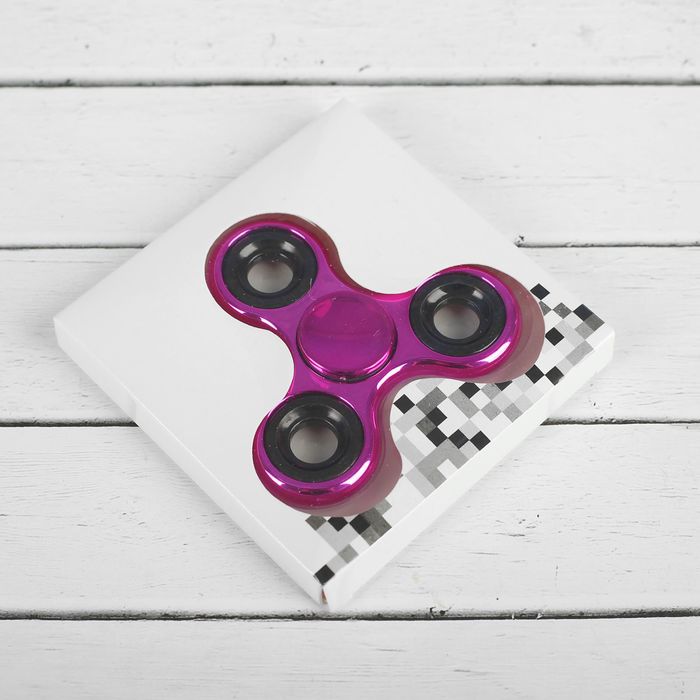 Спиннер "Блеск", цвет фуксия