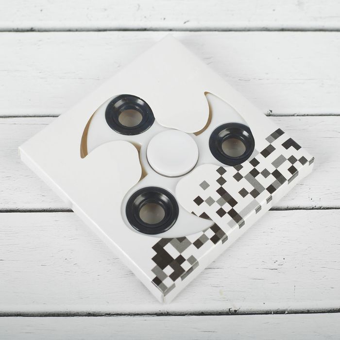 Спиннер "Бумеранг", цвет белый