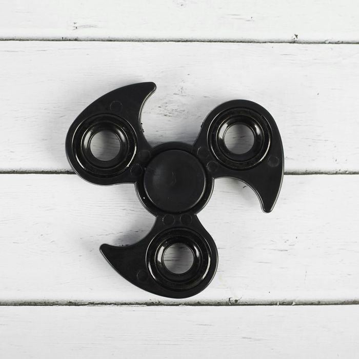 Спиннер "Бумеранг", цвет черный