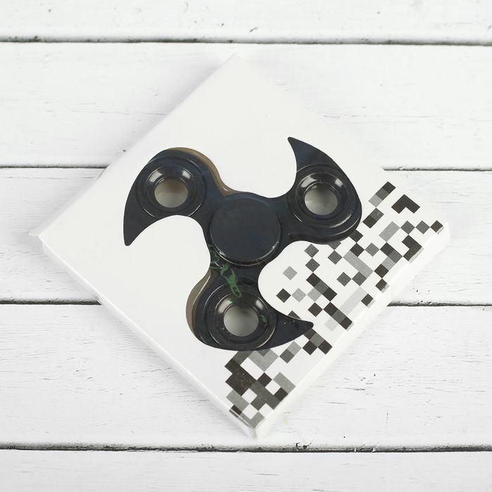 Спиннер "Бумеранг", цвет черный