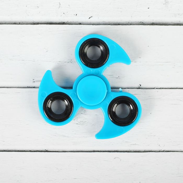 Спиннер "Бумеранг", цвет голубой