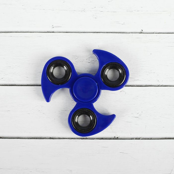 Спиннер "Бумеранг", цвет синий
