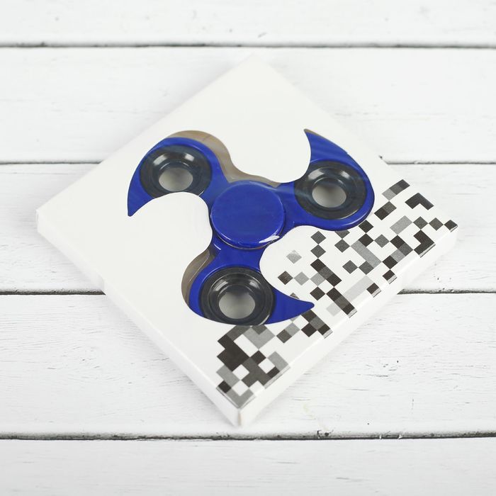 Спиннер "Бумеранг", цвет синий