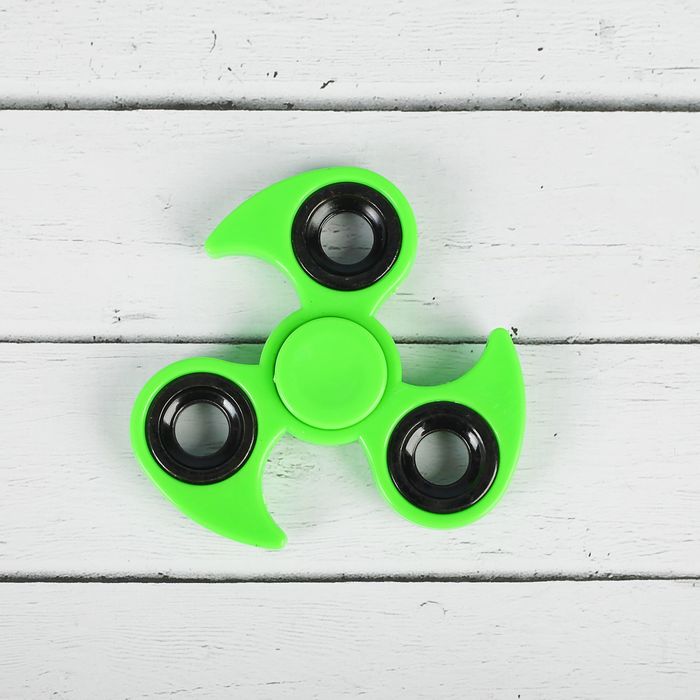 Спиннер "Бумеранг", цвет зеленый