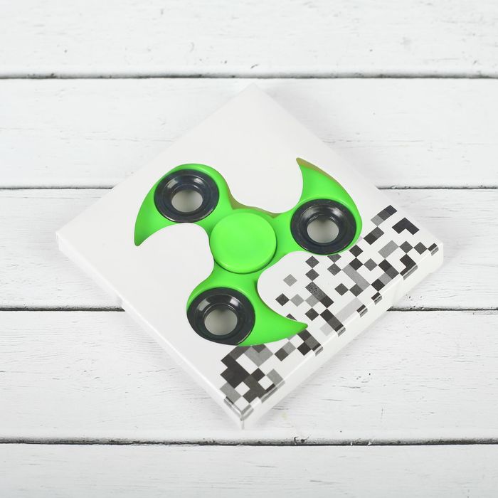 Спиннер "Бумеранг", цвет зеленый