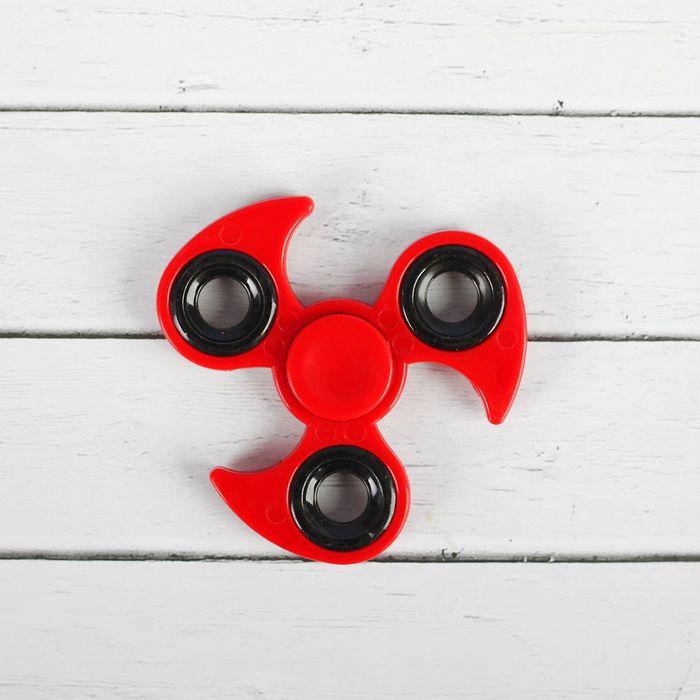 Спиннер "Бумеранг", цвет красный