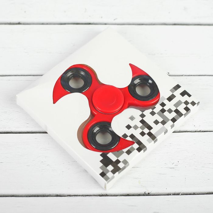 Спиннер "Бумеранг", цвет красный