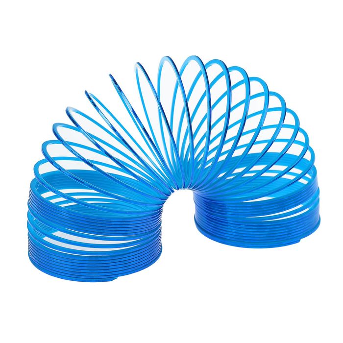 Пружинка-радуга, цвет синий