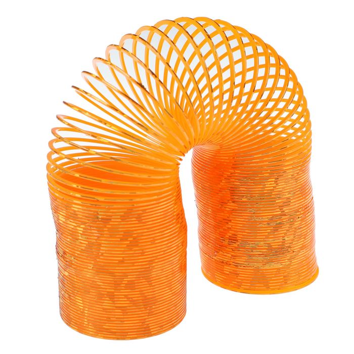 Пружинка-радуга "Блеск", цвет золото