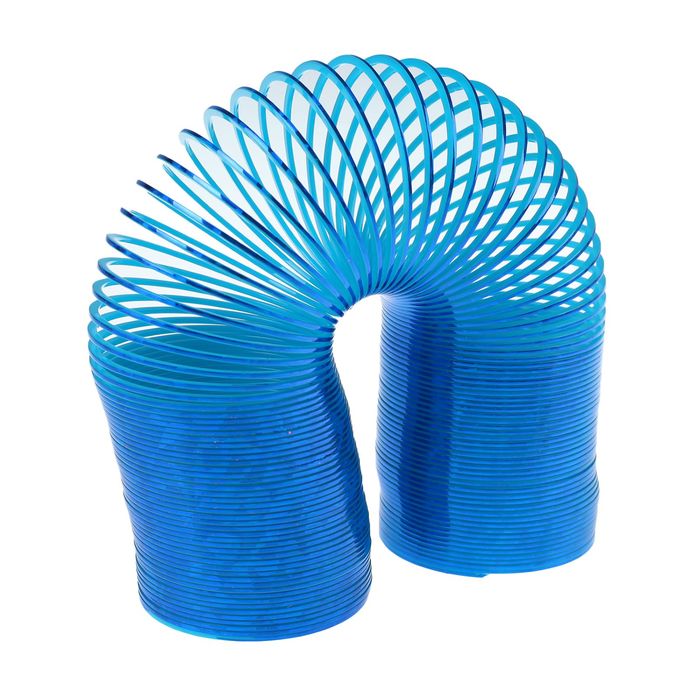 Пружинка-радуга "Блеск", цвет синий