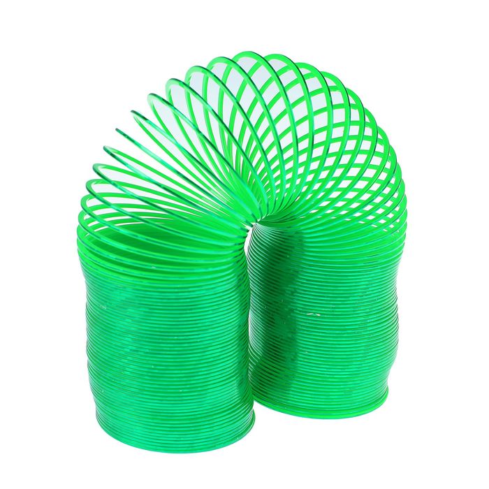 Пружинка-радуга "Блеск", цвет зеленый