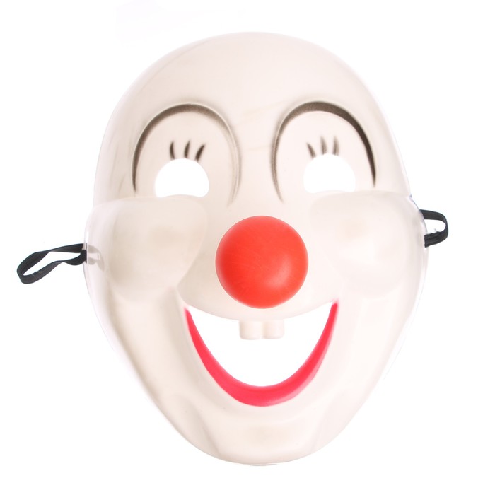 фото Карнавальная маска «клоун», с красным носом страна карнавалия
