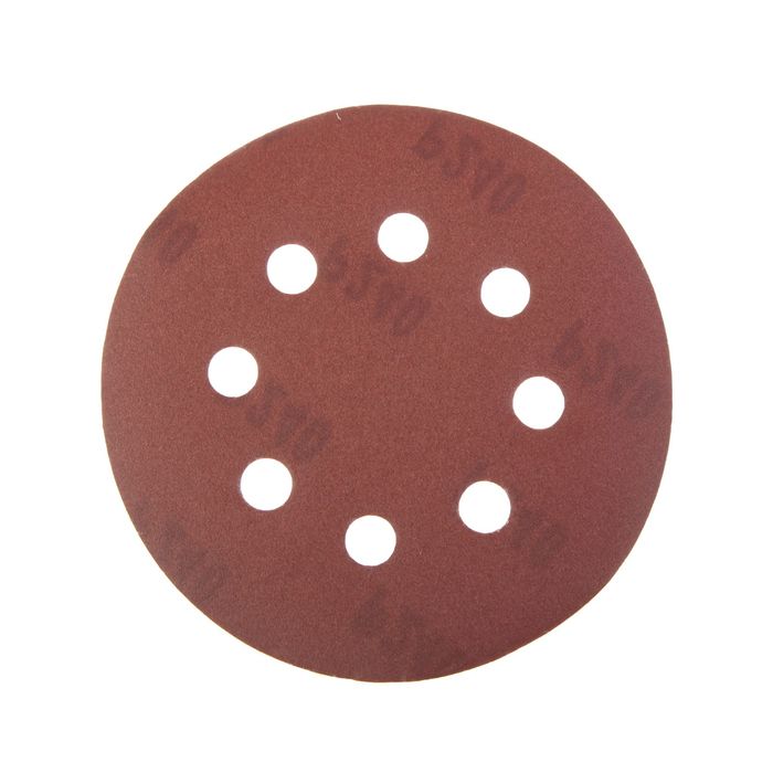 Круги шлифовальные с отверстиями FIT (липучка), алюминий-оксидные, 125 мм, 5 шт, Р240