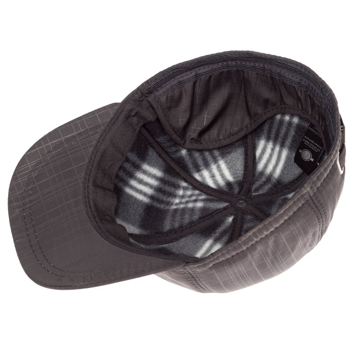 Бейсболка, размер 55-56, цвет чёрный, клетка, 156.241.072