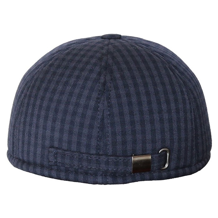 Бейсболка, размер 60-61, цвет синий/серый, клетка, 156.823.552