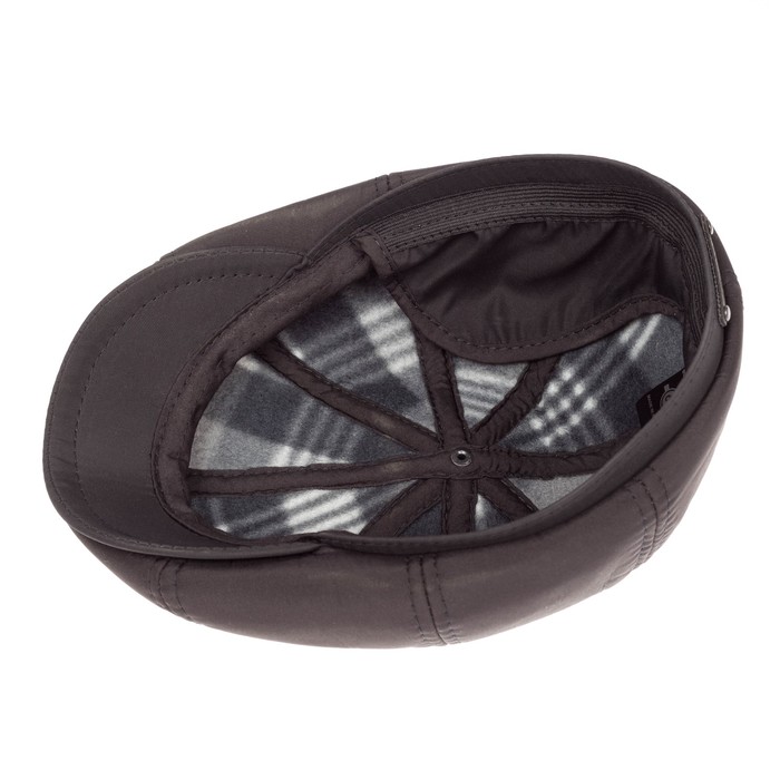 Кепка мужская "Восьмиклинка", размер 57, цвет чёрный, 415.144.002