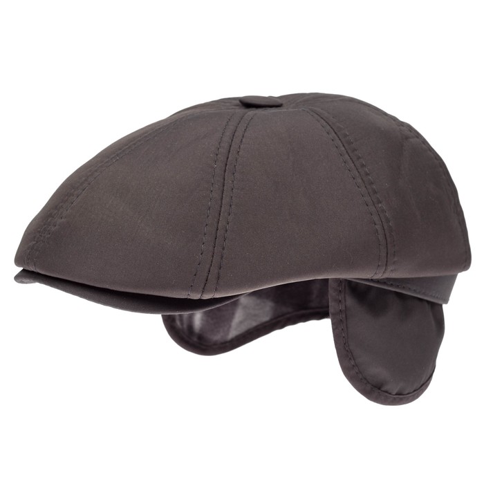 Кепка мужская "Восьмиклинка", размер 57, цвет чёрный, 415.144.002