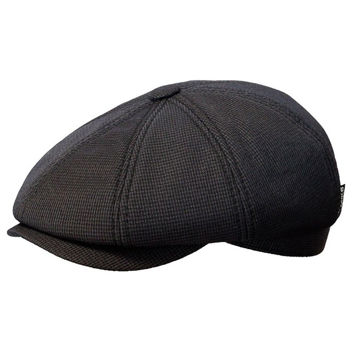 Кепка мужская "Восьмиклинка", размер 61, цвет чёрный, клетка, 420.969.532