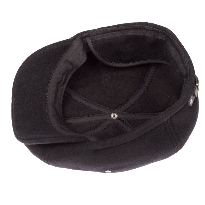 Кепка мужская "Восьмиклинка", размер 61, цвет чёрный, 422.730.532